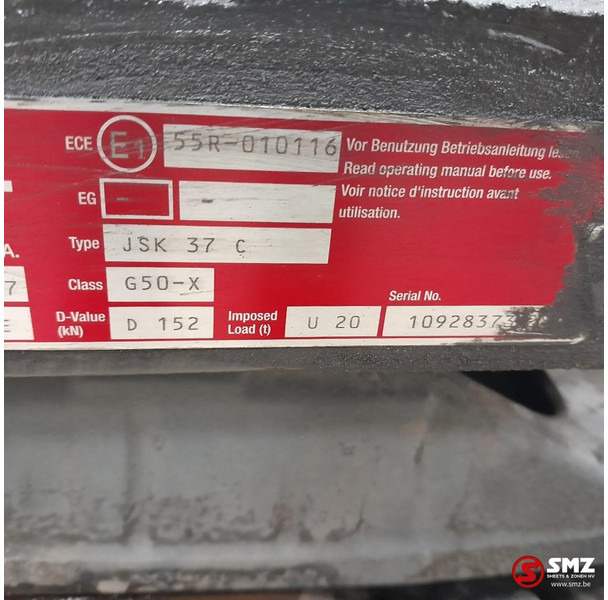 Quinta-roda de Caminhão jost Occ koppelschotel JSK37C + montageplaat Jost: foto 6