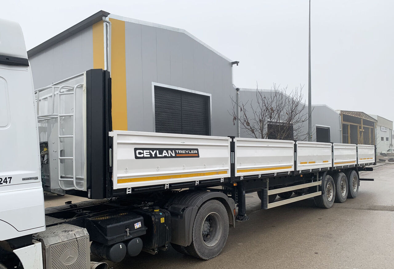 CEYLAN 3 AXLES FLATBED&PLATFORM WITH SIDE COVER - Semi-reboque plataforma/ Caixa aberta: foto 4 CEYLAN 3 AXLES FLATBED&PLATFORM WITH SIDE COVER - Semi-reboque plataforma/ Caixa aberta: foto 4