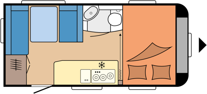 Hobby DE LUXE 440 SF - Caravana: foto 1 Hobby DE LUXE 440 SF - Caravana: foto 1