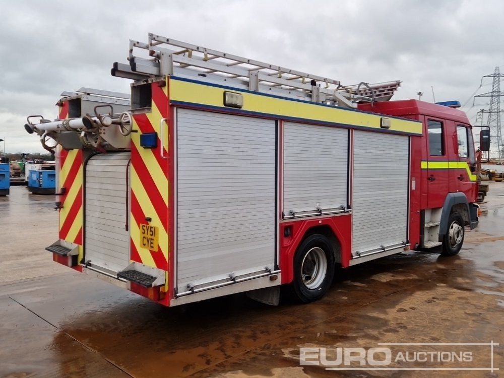 2001 MAN 4x2 Fire Engine, Manual Gearbox (Reg. Docs. Available) - Carro de bombeiro: foto 5 2001 MAN 4x2 Fire Engine, Manual Gearbox (Reg. Docs. Available) - Carro de bombeiro: foto 5