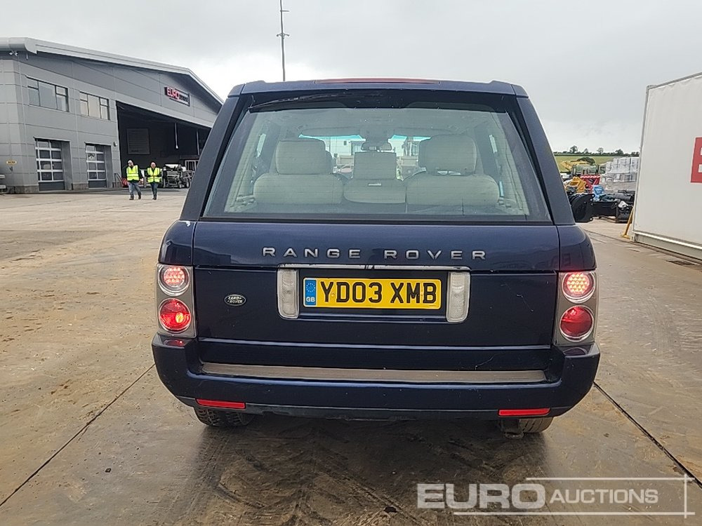 2003 Range Rover SE TD6 4WD Auto, Cruise Control, Lane Assist, Climate Control, A/C (Reg. Docs. Available) (NO VAT) - SUV: foto 4 2003 Range Rover SE TD6 4WD Auto, Cruise Control, Lane Assist, Climate Control, A/C (Reg. Docs. Available) (NO VAT) - SUV: foto 4