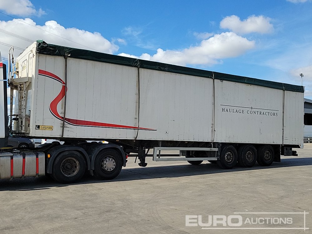 2008 Legras Tri Axle Bulk Walking Floor Trailer, Easy Sheet - Semireboque piso móvel: foto 1 2008 Legras Tri Axle Bulk Walking Floor Trailer, Easy Sheet - Semireboque piso móvel: foto 1