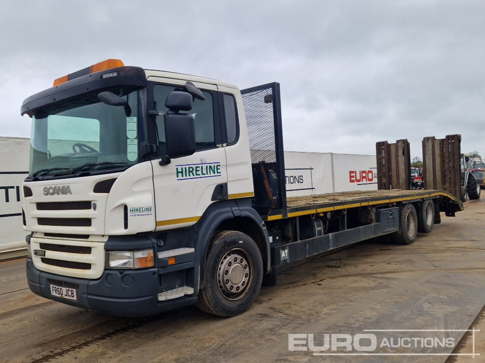 2010 Scania P320 - Camião de caixa aberta/ Plataforma: foto 1 2010 Scania P320 - Camião de caixa aberta/ Plataforma: foto 1