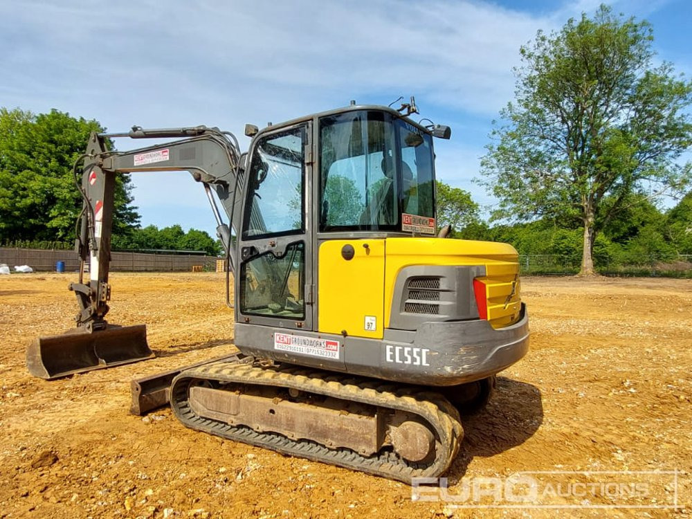 2010 Volvo EC55C - Mini escavadeira: foto 4 2010 Volvo EC55C - Mini escavadeira: foto 4