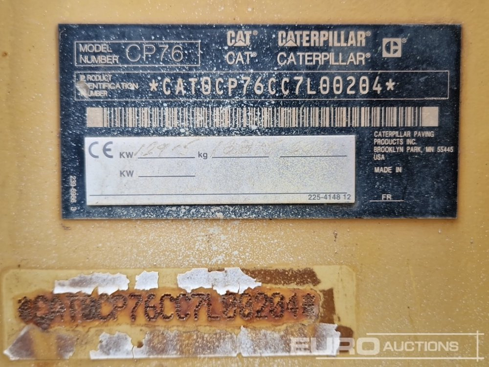 2011 CAT CP76 - Rolo: foto 1 2011 CAT CP76 - Rolo: foto 1