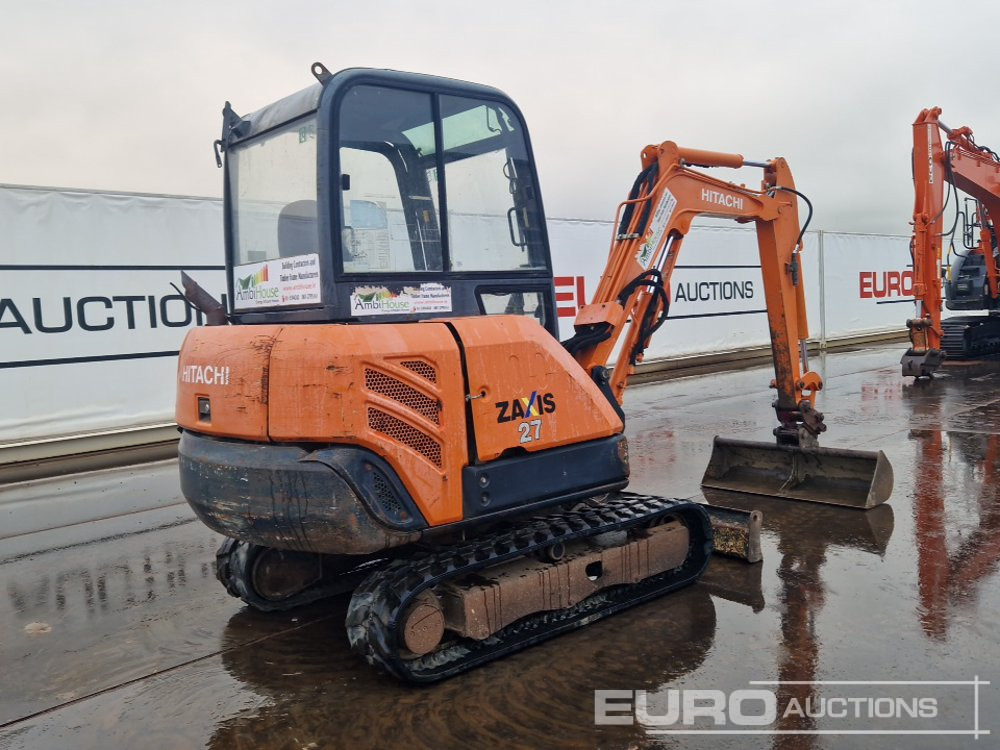 2011 Hitachi ZX27-3 CLR - Mini escavadeira: foto 5 2011 Hitachi ZX27-3 CLR - Mini escavadeira: foto 5