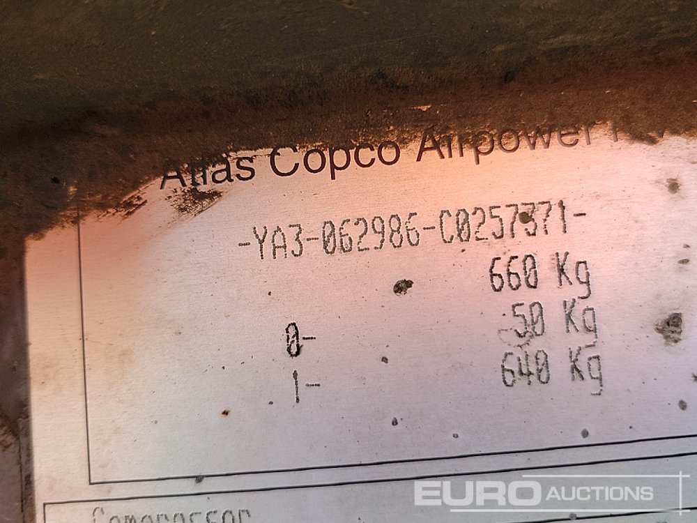 Compressor de ar 2012 Atlas Copco XAS37: foto 31