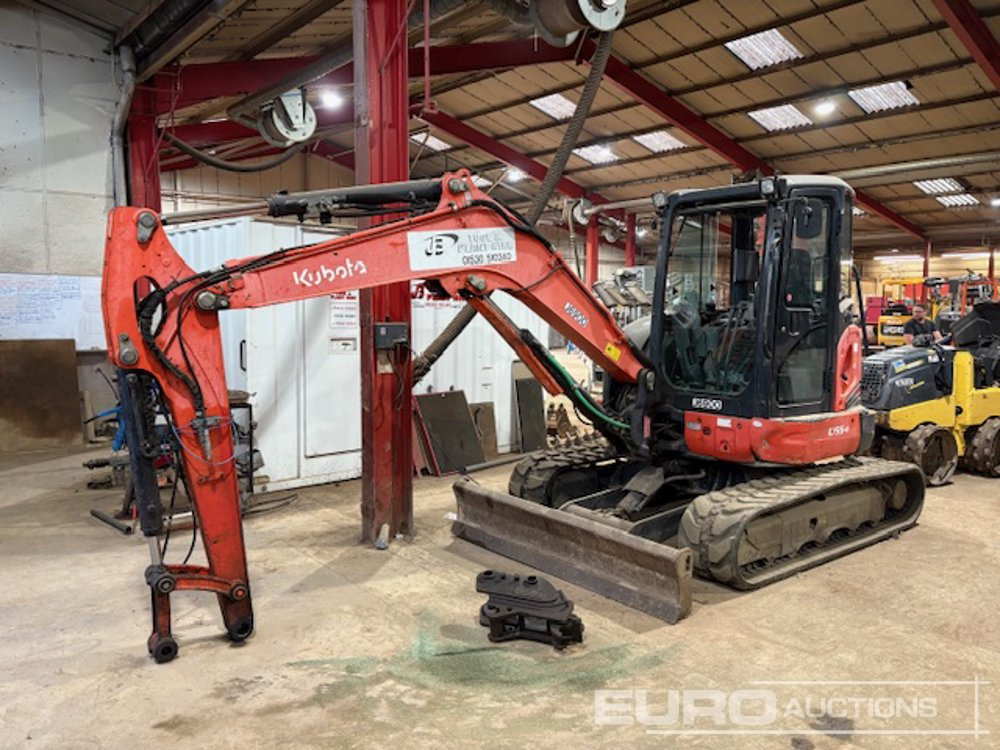 2012 Kubota U55-4 - Mini escavadeira: foto 1 2012 Kubota U55-4 - Mini escavadeira: foto 1