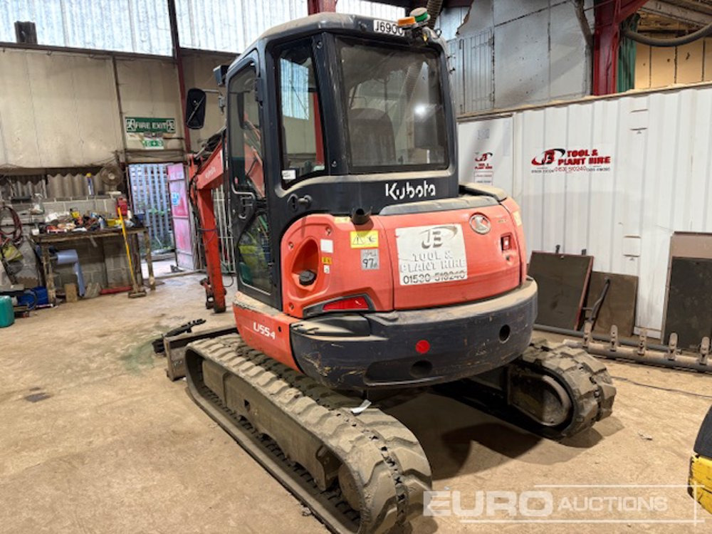 2012 Kubota U55-4 - Mini escavadeira: foto 2 2012 Kubota U55-4 - Mini escavadeira: foto 2