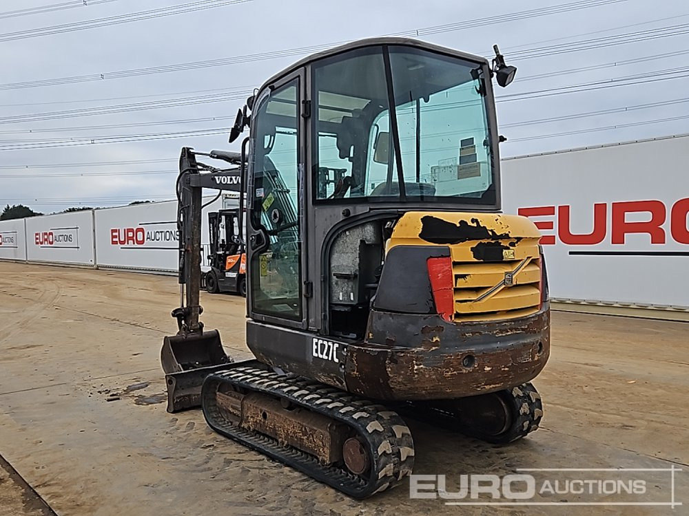 2012 Volvo EC27C - Mini escavadeira: foto 3 2012 Volvo EC27C - Mini escavadeira: foto 3