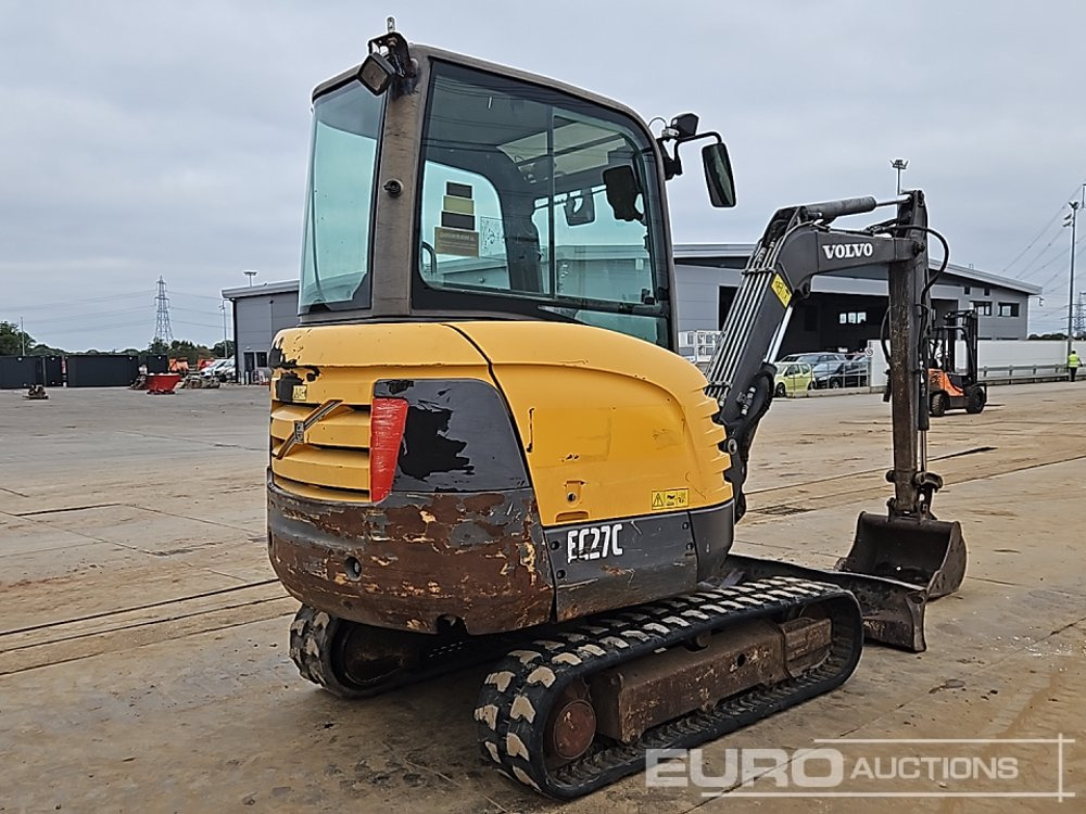 2012 Volvo EC27C - Mini escavadeira: foto 5 2012 Volvo EC27C - Mini escavadeira: foto 5