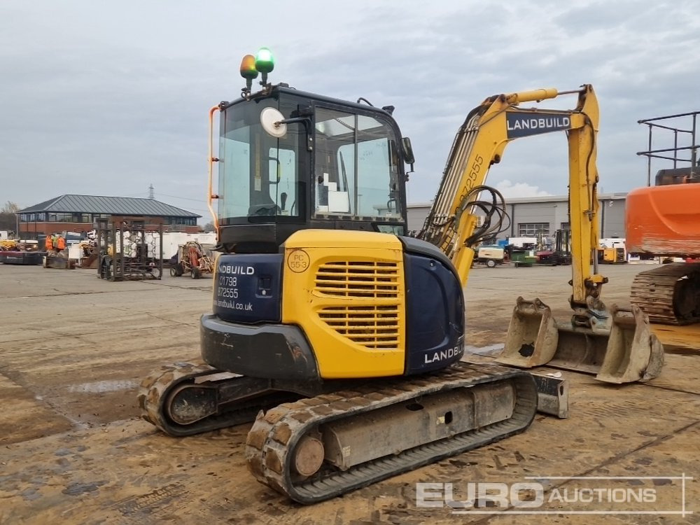 2013 Komatsu PC55MR-3 - Mini escavadeira: foto 5 2013 Komatsu PC55MR-3 - Mini escavadeira: foto 5