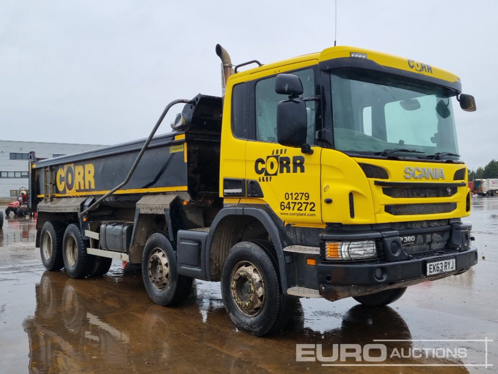 Caminhão basculante 2013 Scania P360: foto 7