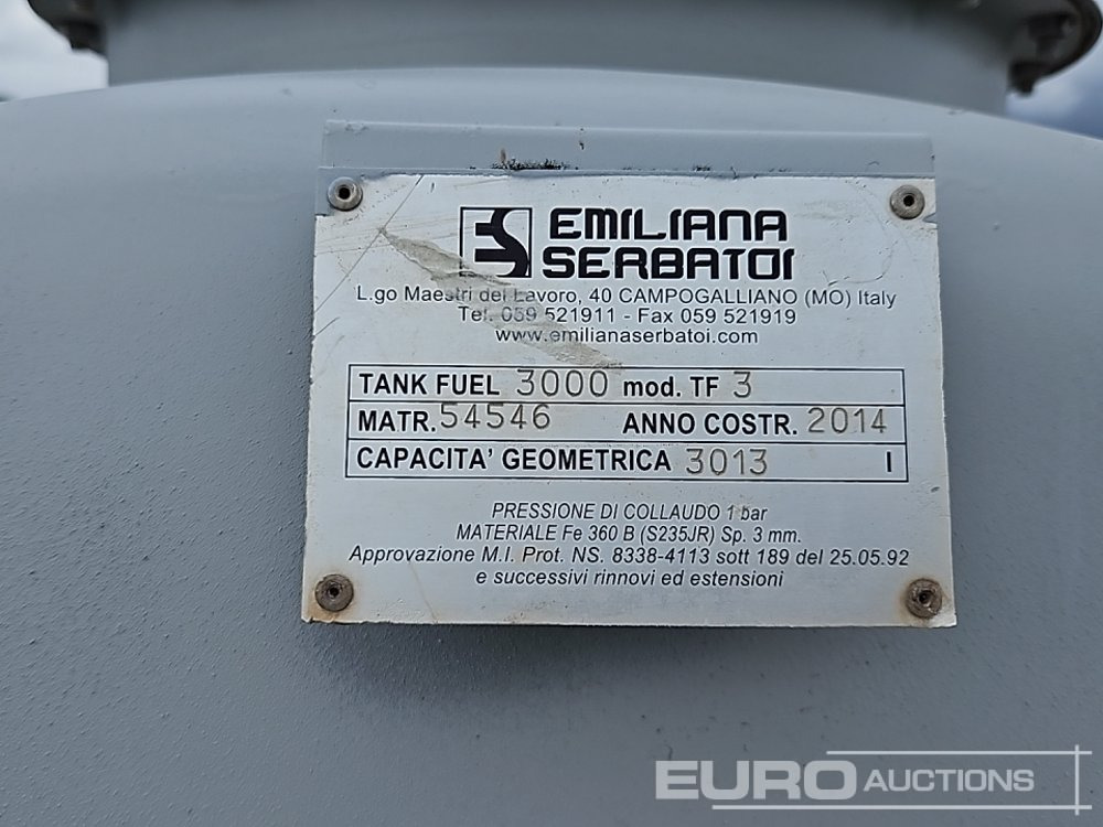Depósito de armazenamento 2014 Emiliana Serbatoi TF3: foto 10
