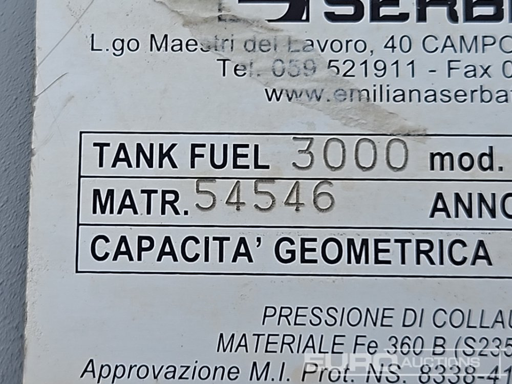 Depósito de armazenamento 2014 Emiliana Serbatoi TF3: foto 11