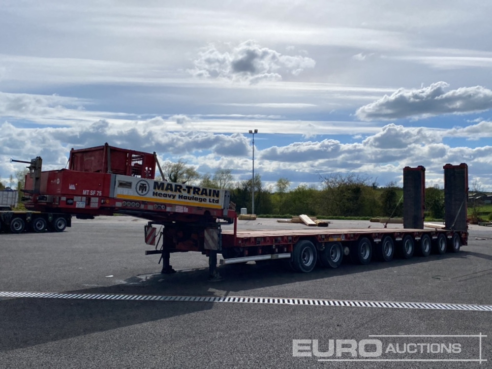 2014 Goldhofer 8 Axle Double Extending Stepframe Low Loader Trailer, Hydraulic Rear Steering, Hydraulic Ramps, Out Riggers, Extending To 24m, 2.75m Wide - Semireboque baixa: foto 1 2014 Goldhofer 8 Axle Double Extending Stepframe Low Loader Trailer, Hydraulic Rear Steering, Hydraulic Ramps, Out Riggers, Extending To 24m, 2.75m Wide - Semireboque baixa: foto 1