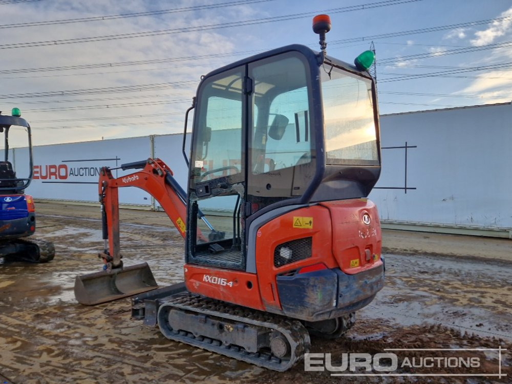 2014 Kubota KX016-4 - Mini escavadeira: foto 3 2014 Kubota KX016-4 - Mini escavadeira: foto 3