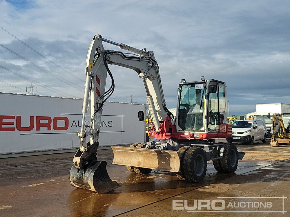 2014 Takeuchi TB295W - Escavadeira de rodas: foto 1 2014 Takeuchi TB295W - Escavadeira de rodas: foto 1