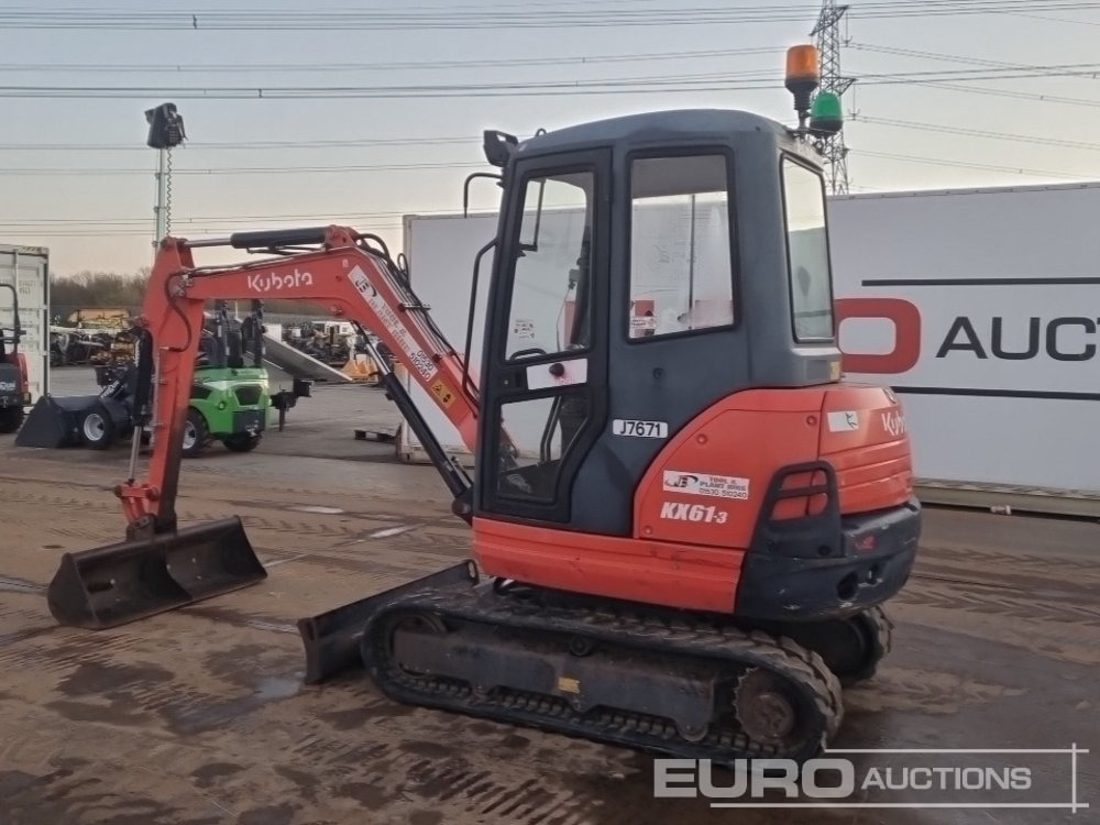 2015 Kubota KX61-3 - Mini escavadeira: foto 3 2015 Kubota KX61-3 - Mini escavadeira: foto 3