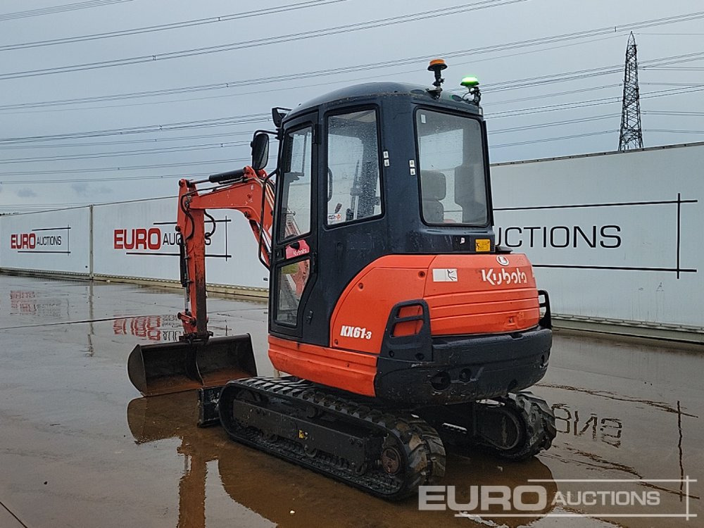 2015 Kubota KX61-3 - Mini escavadeira: foto 3 2015 Kubota KX61-3 - Mini escavadeira: foto 3