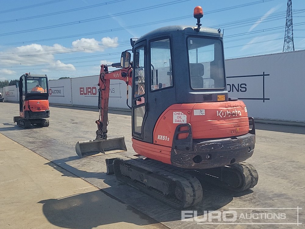 2015 Kubota KX61-3 - Mini escavadeira: foto 3 2015 Kubota KX61-3 - Mini escavadeira: foto 3