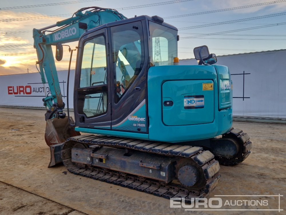 2016 Kobelco SK75SR-5 - Mini escavadeira: foto 3 2016 Kobelco SK75SR-5 - Mini escavadeira: foto 3