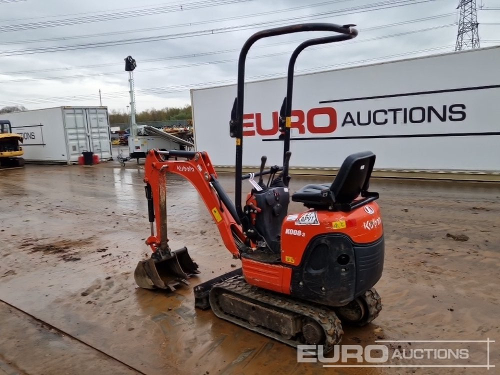 2017 Kubota K008-3 - Mini escavadeira: foto 3 2017 Kubota K008-3 - Mini escavadeira: foto 3