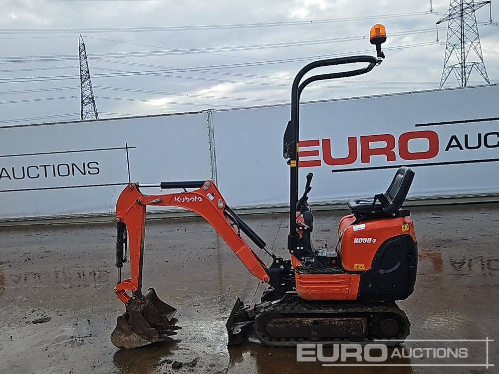 2017 Kubota K008-3 - Mini escavadeira: foto 2 2017 Kubota K008-3 - Mini escavadeira: foto 2