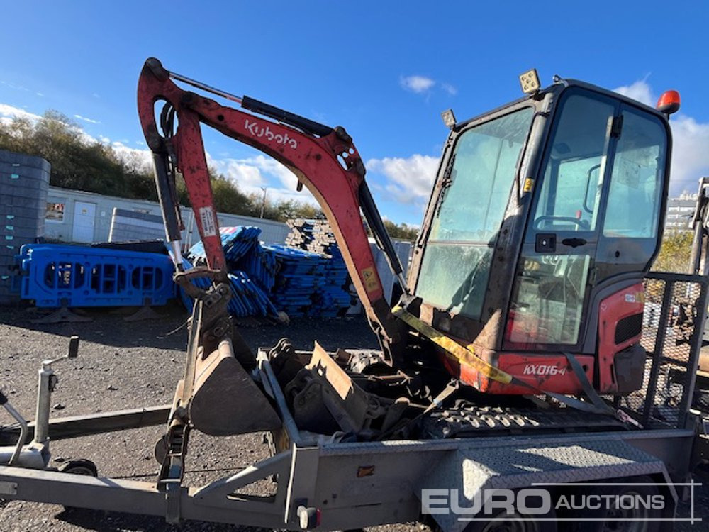 2017 Kubota KX016-4 - Mini escavadeira: foto 2 2017 Kubota KX016-4 - Mini escavadeira: foto 2