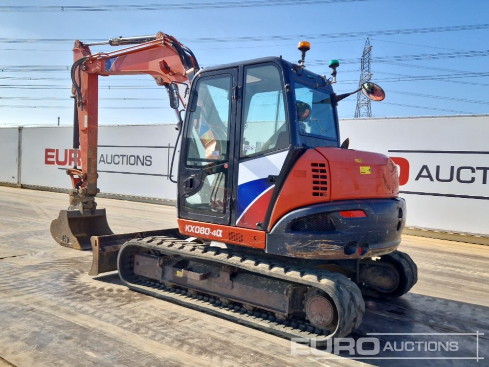 2017 Kubota KX080-4A - Mini escavadeira: foto 3 2017 Kubota KX080-4A - Mini escavadeira: foto 3