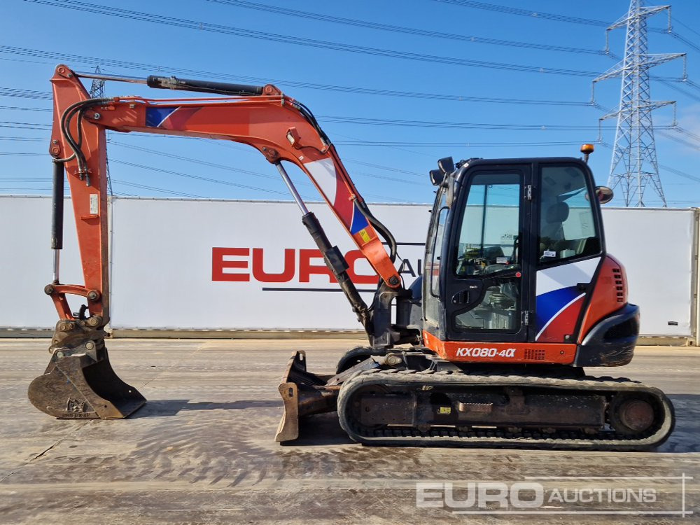 2017 Kubota KX080-4A - Mini escavadeira: foto 2 2017 Kubota KX080-4A - Mini escavadeira: foto 2