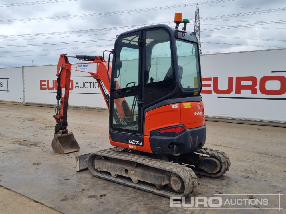 2017 Kubota U27-4 - Mini escavadeira: foto 3 2017 Kubota U27-4 - Mini escavadeira: foto 3