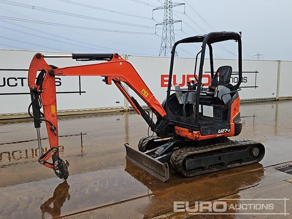 2017 Kubota U27-4 - Mini escavadeira: foto 1 2017 Kubota U27-4 - Mini escavadeira: foto 1
