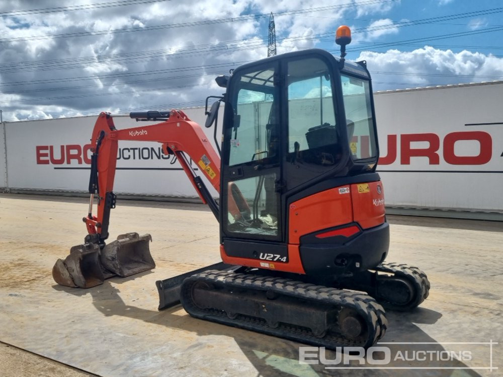 2017 Kubota U27-4 - Mini escavadeira: foto 3 2017 Kubota U27-4 - Mini escavadeira: foto 3