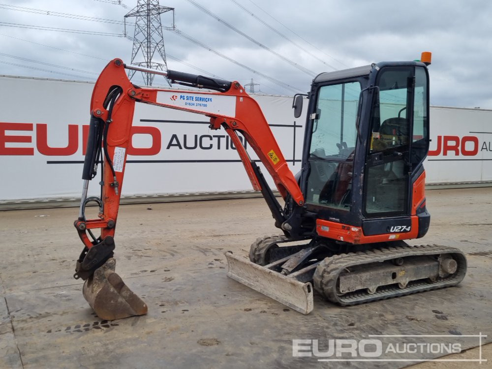 2017 Kubota U27-4 - Mini escavadeira: foto 1 2017 Kubota U27-4 - Mini escavadeira: foto 1