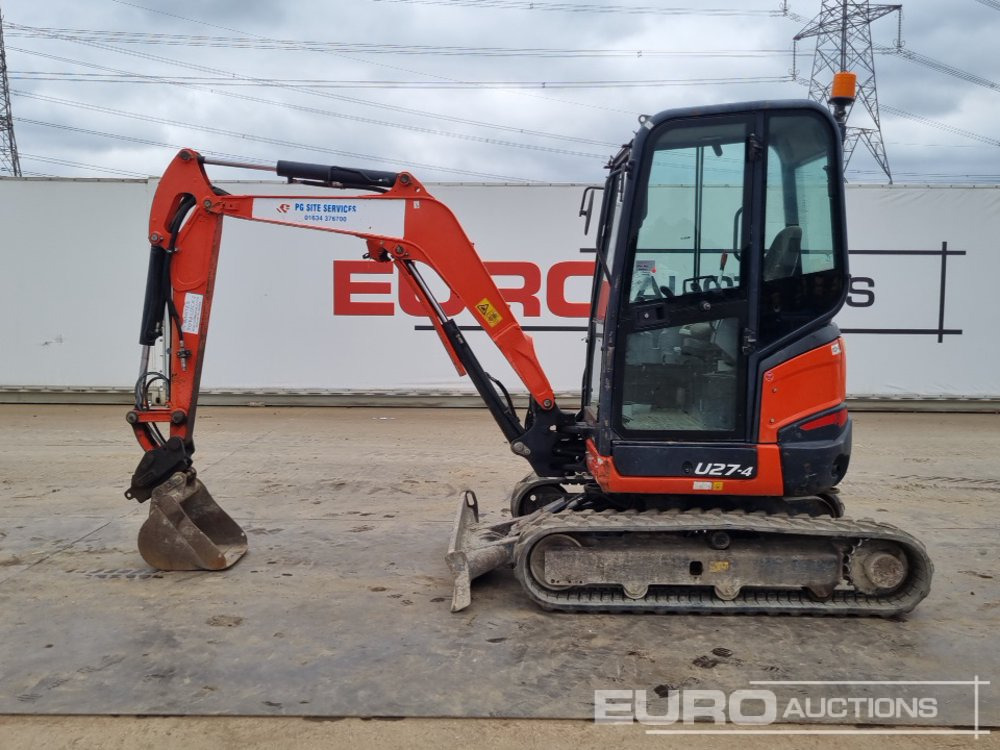 2017 Kubota U27-4 - Mini escavadeira: foto 2 2017 Kubota U27-4 - Mini escavadeira: foto 2