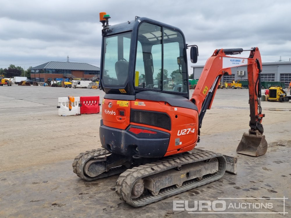 2017 Kubota U27-4 - Mini escavadeira: foto 5 2017 Kubota U27-4 - Mini escavadeira: foto 5