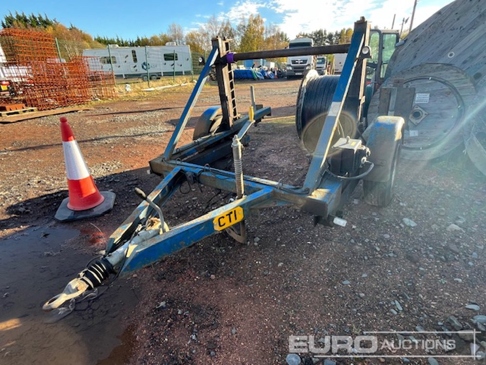 2017 Seb International Single axle Cable Drum Trailer - Reboque porta máquinas: foto 1 2017 Seb International Single axle Cable Drum Trailer - Reboque porta máquinas: foto 1