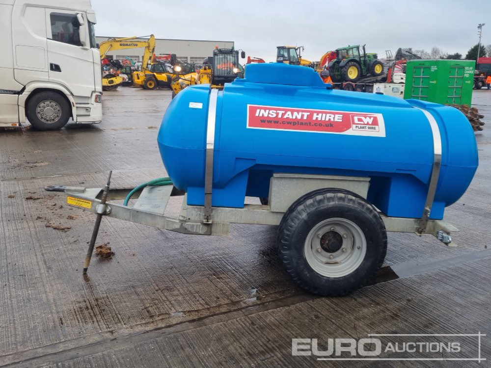 2017 Trailer Engineering Single Axle Plastic Water Bowser - Depósito de armazenamento: foto 2 2017 Trailer Engineering Single Axle Plastic Water Bowser - Depósito de armazenamento: foto 2