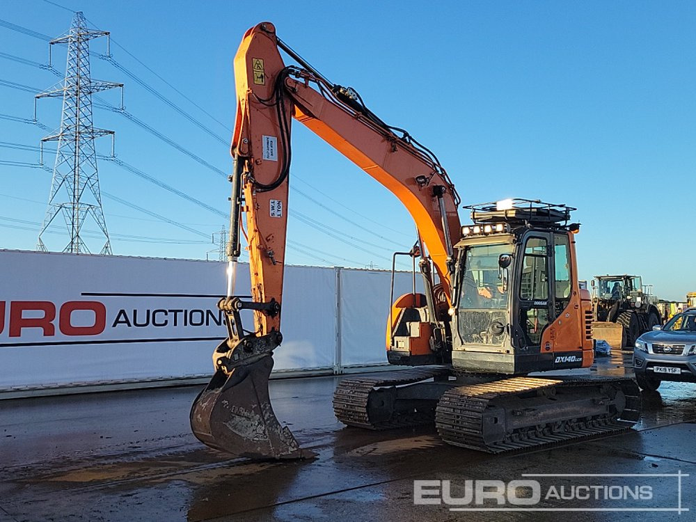 2018 Doosan DX140LC-5 - Escavadora de rastos: foto 1 2018 Doosan DX140LC-5 - Escavadora de rastos: foto 1