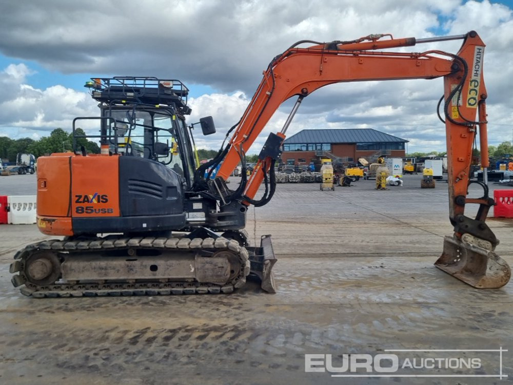 Mini escavadeira 2018 Hitachi ZX85USB-5A: foto 6