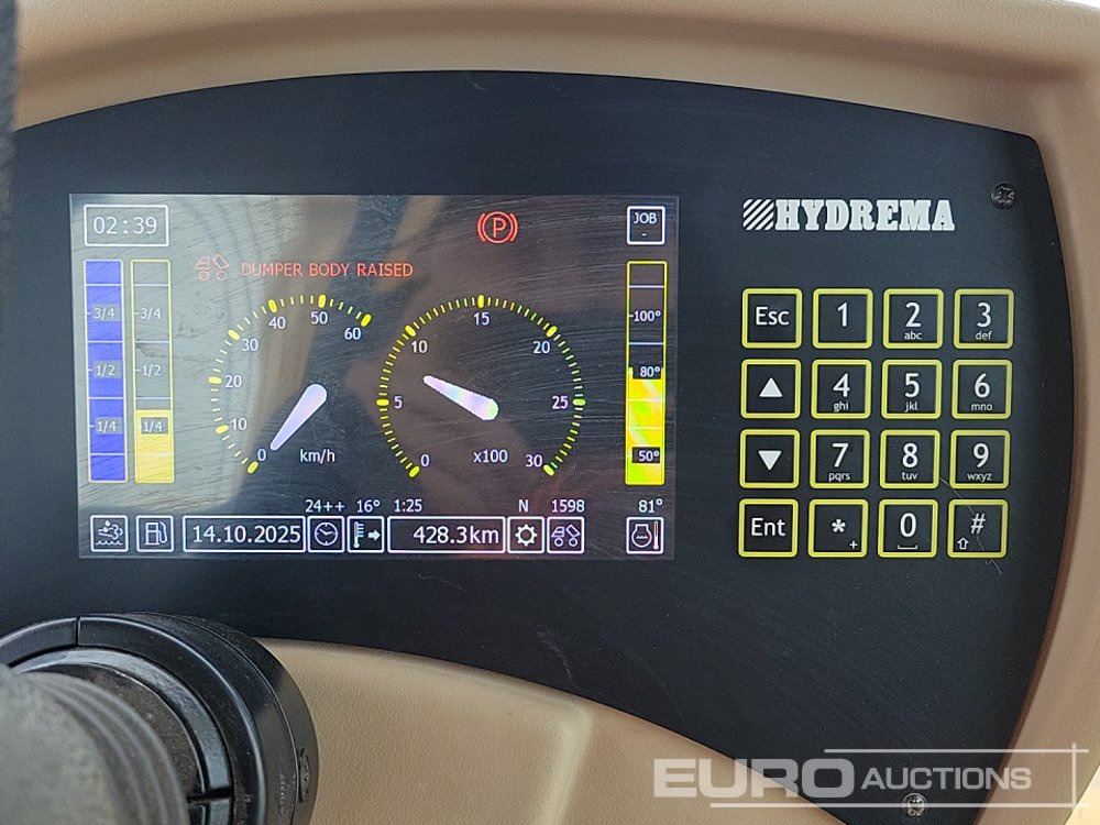 Caminhão articulado 2018 Hydrema 912F: foto 47
