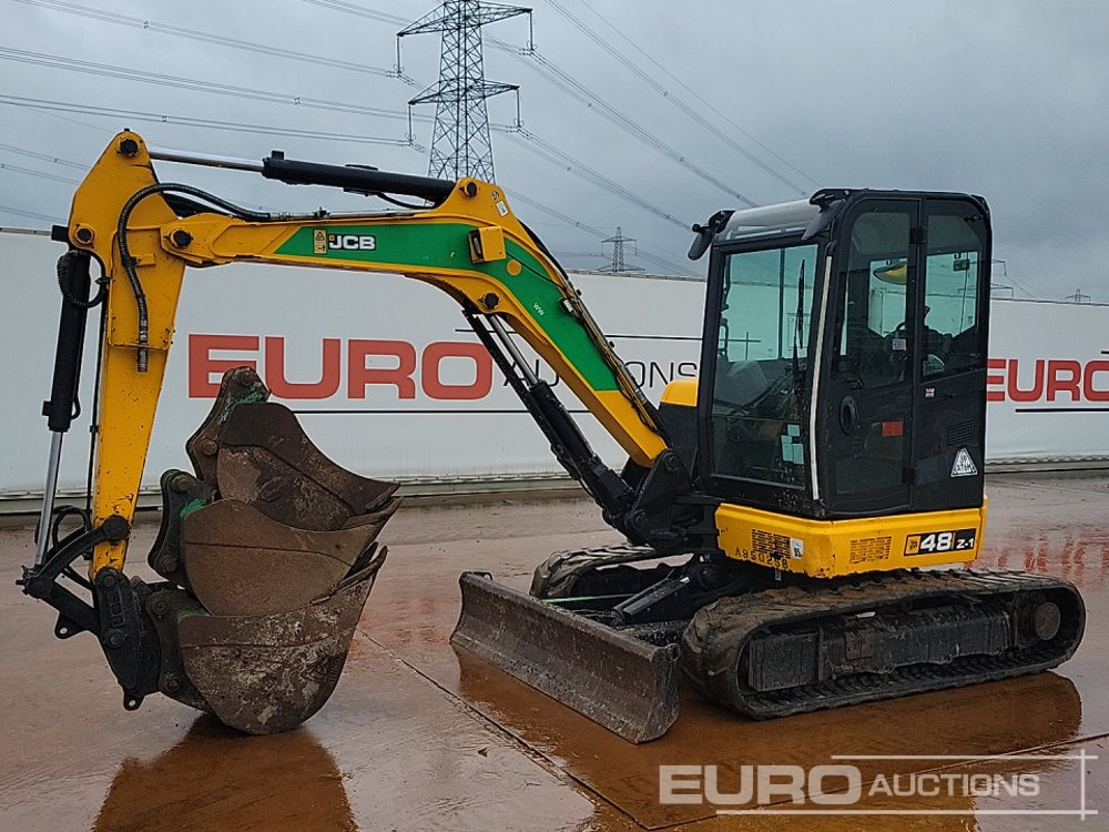 2018 JCB 48Z-1 T3 - Mini escavadeira: foto 1 2018 JCB 48Z-1 T3 - Mini escavadeira: foto 1