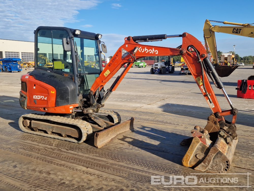 Mini escavadeira 2018 Kubota KX027-4: foto 7