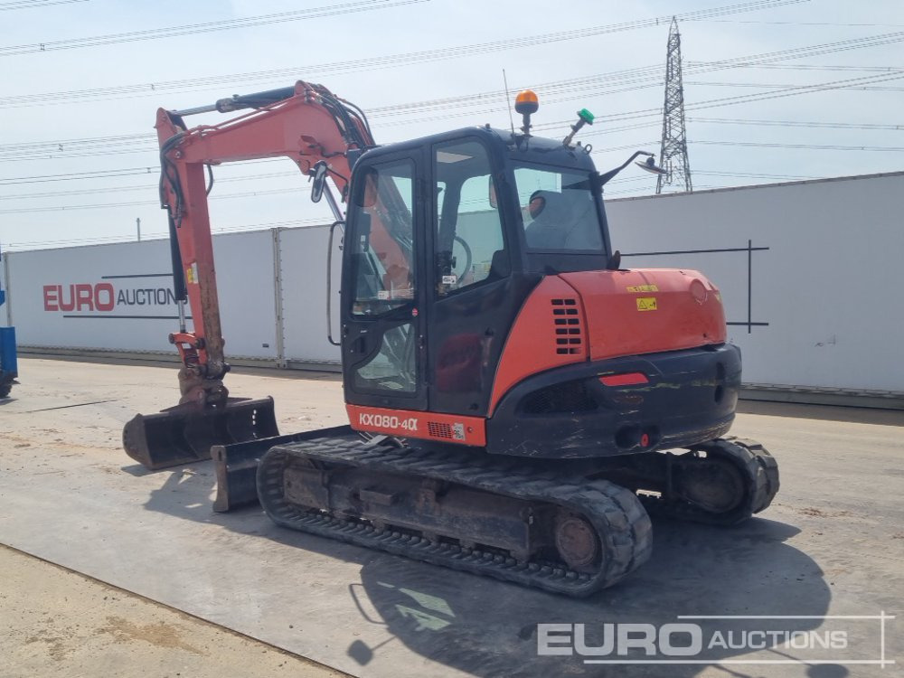 2018 Kubota KX080-4A - Mini escavadeira: foto 3 2018 Kubota KX080-4A - Mini escavadeira: foto 3