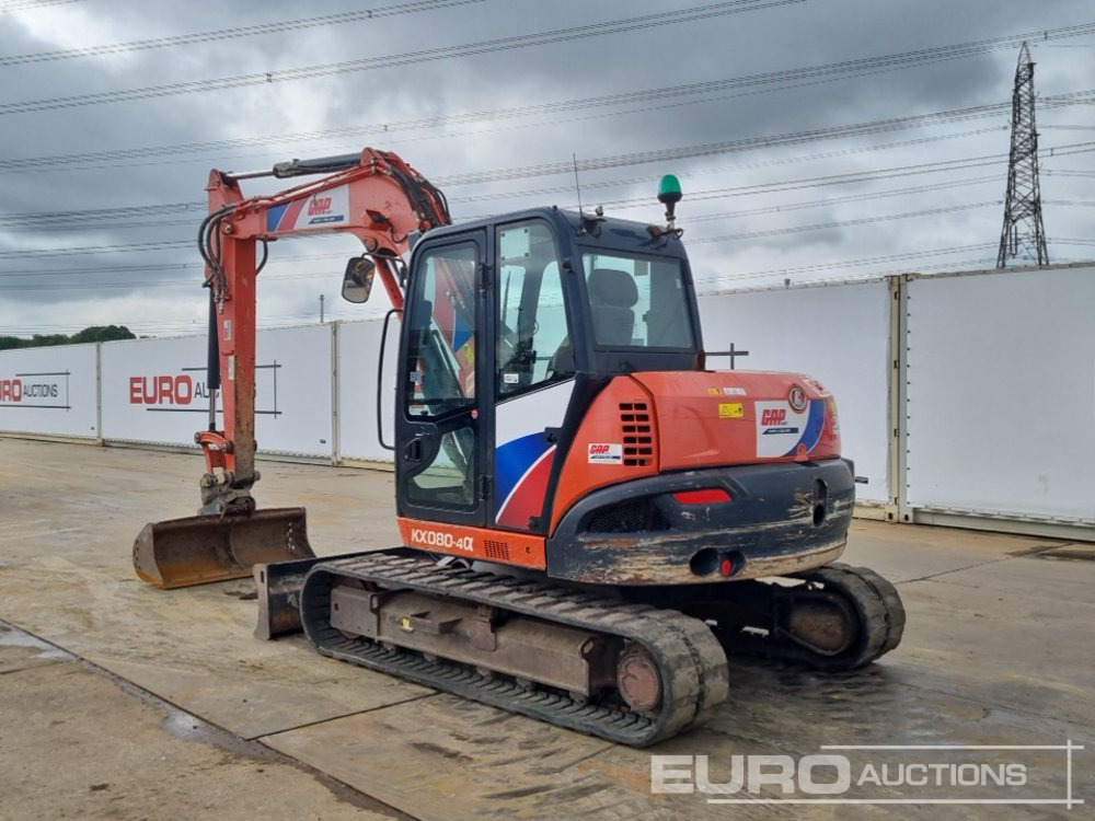 2018 Kubota KX080-4A - Mini escavadeira: foto 3 2018 Kubota KX080-4A - Mini escavadeira: foto 3