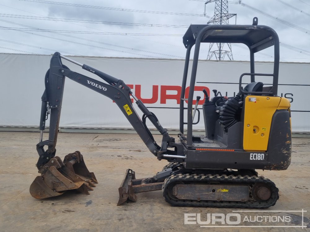 2018 Volvo EC18D - Mini escavadeira: foto 2 2018 Volvo EC18D - Mini escavadeira: foto 2