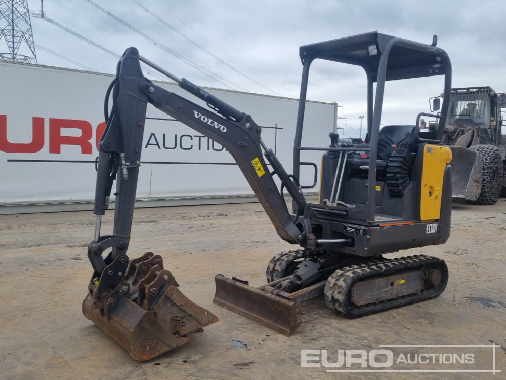 2018 Volvo EC18D - Mini escavadeira: foto 1 2018 Volvo EC18D - Mini escavadeira: foto 1