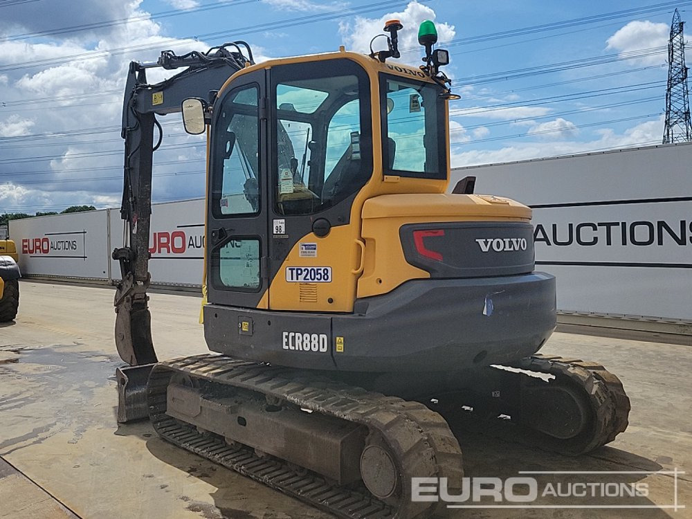 2018 Volvo ECR88D - Mini escavadeira: foto 3 2018 Volvo ECR88D - Mini escavadeira: foto 3