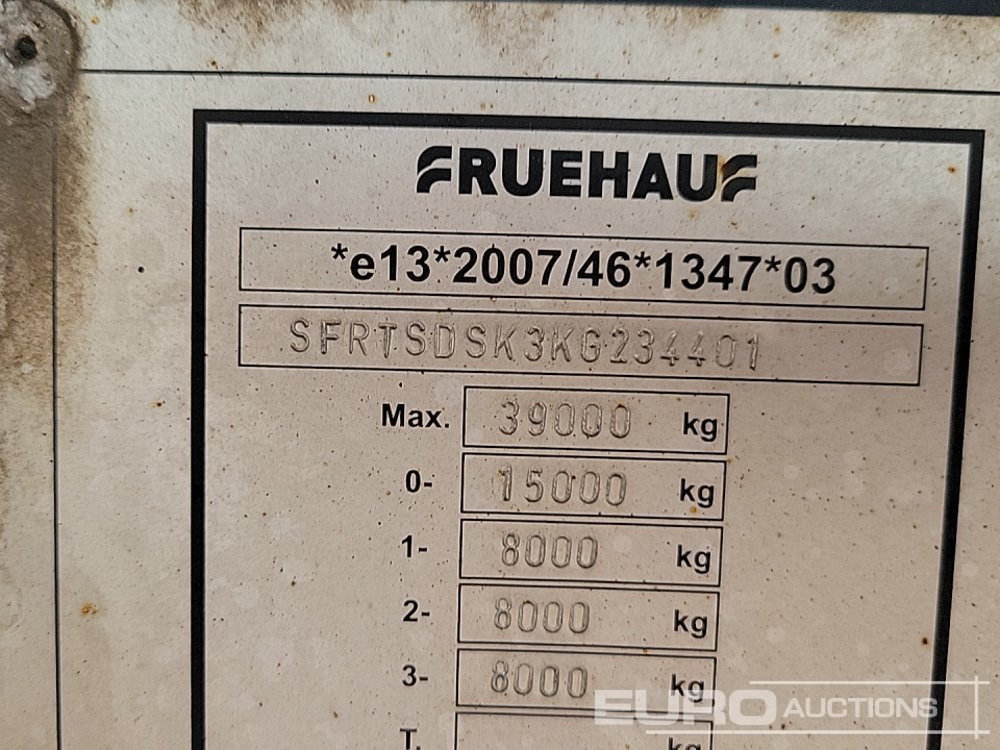 Semireboque basculante 2019 Freuhauf Tri Axle Bulk Tipping Trailer, Easy Sheet: foto 44